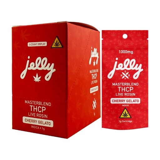NOT YOUR BAKERY JELLY MASTER BLEND THCP LIVE ROSIN 1GM CART 5CT/ BOX