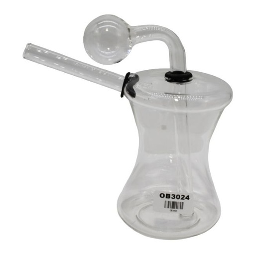 6'' CLEAR FANCY GLASS TUBE