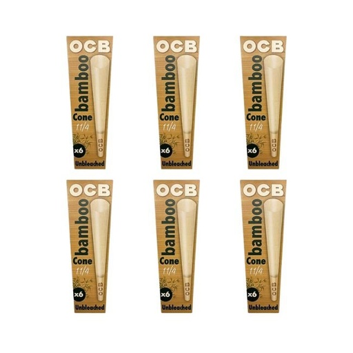 OCB BAMBOO UNBLEACHED CONES 24CT/ BOX