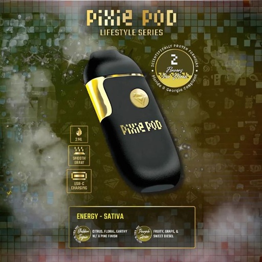 PIXIE POD LIFESTYLE SERIES THCA 2GM DISPO 5CT/ BOX