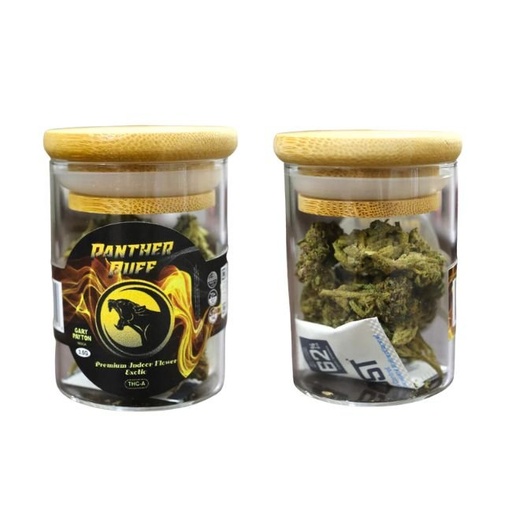 PANTHER PUFF PREMIUM INDOOR FLOWER EXOTIC THCA 3.5GM FLOWER JAR