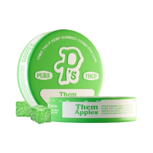 PERFECTLY PURE THCP THE SIX PACK 100MG GUMMIES PER TIN 6CT/ BOX