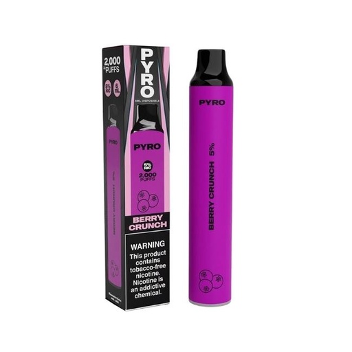 PYRO 5% DISPO (60ML) 2K PUFFS 10CT/ BOX