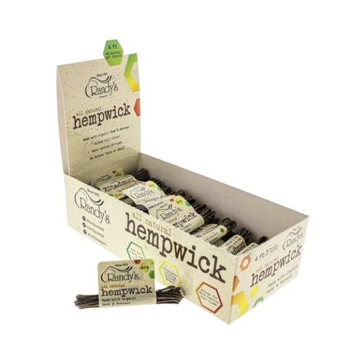 [RANDYS4FT] RANDY'S ALL NATURAL HEMPWICK  (4 FT DISPLAY Of 40)