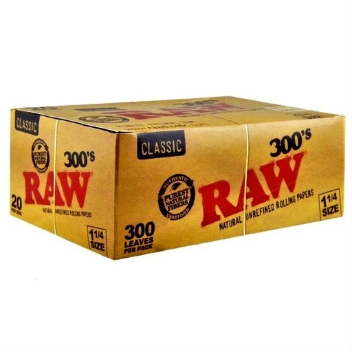 [RAW300114CLSPAP] RAW CLASSIC 300'S 1 1/4 PAPER 20 PER BOX
