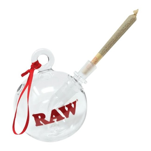 [RAWLIBLAZEBUBB] RAW LIBLAZE HOLIDAY ORNAMENT 80MM BUBBLER