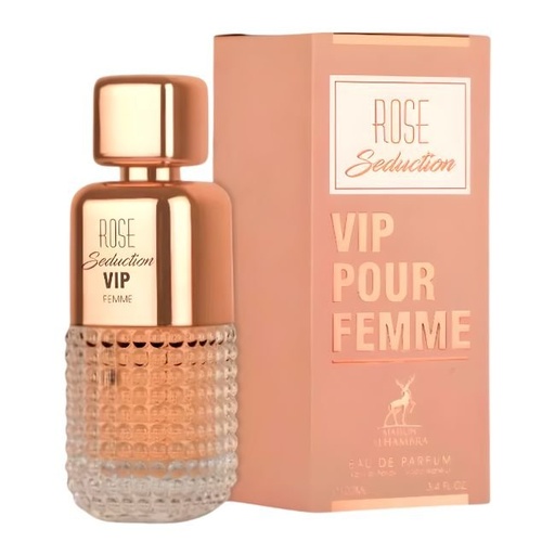 [ROSESEDUC] ROSE SEDUCTION VIP POUR FEMME EAU DE PERFUME SPRAY 100ML (3.4OZ) BY MASION ALHAMBRA