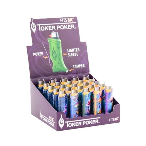[TPSHROOMIES] TOKER POKER POKE IT .PACK IT. PUFF.IT PAAS IT. SHROOMIES BIC 25CT DISPLAY BOX
