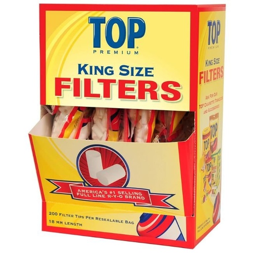 [TTIPK] TOP FILTER TIPS  (KING SIZE (18MM 16BAGS))