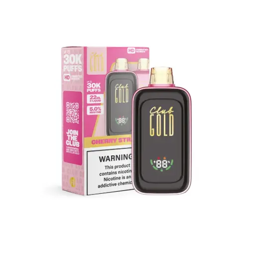 [GWV90329] GWV - Club Gold - Vape - 30k 22ml 5% - Cherry strazz