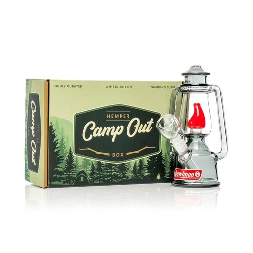 [WP0923] HEMPER CAMP OUT (6'') GLASS LANTERN WATER PIPE