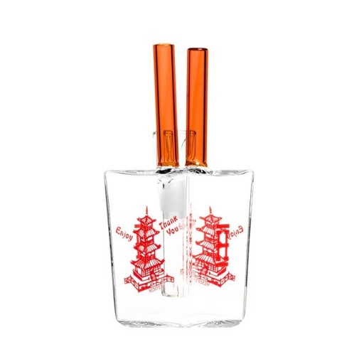 HEMPER CHINESE TAKEOUT (6'') GLASS WATER PIPE