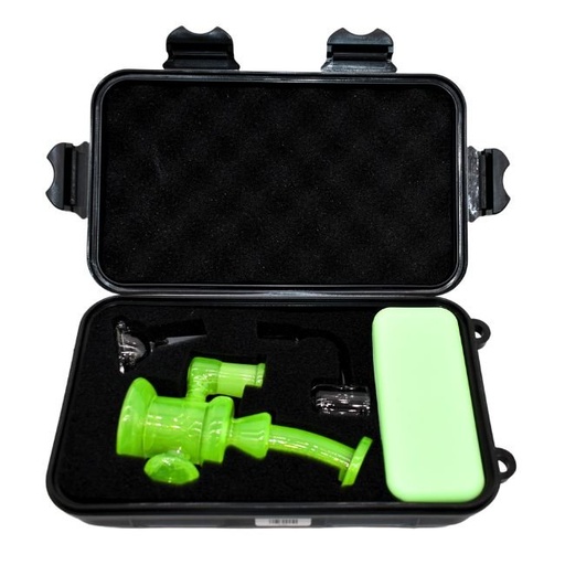 5" MINI DAB RIG WITH 14MM QUARTZ BANGER WATER PIPE