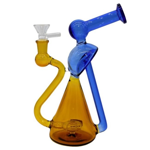 [WPM2034] 10.5'' COLOR FULL TUBE RECYCLE WATER PIPE