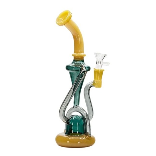 [WPM2904] 10" SOUL RECYLER GLASS WATER PIPE