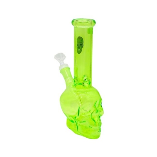 10'' FROSTED SKULL HEAVY DUTY WATER PIPE