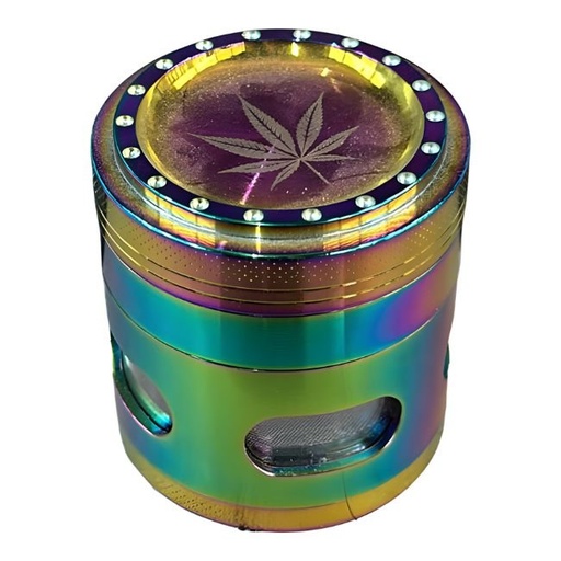 [C114] 63MM RAINBOW COLOR 4PART GRINDER