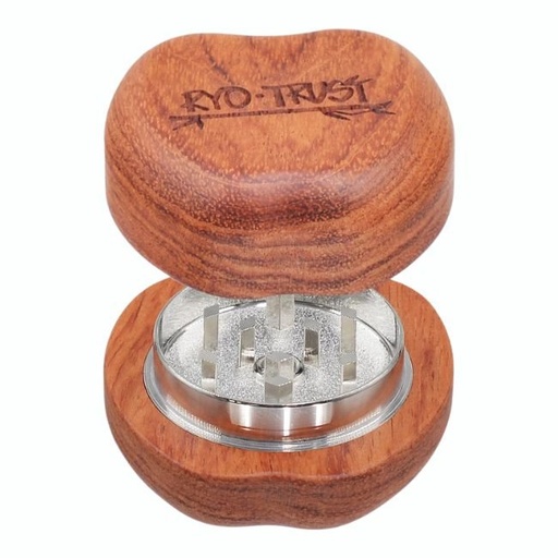 [RYOGRAPPLE] RYO TRUST APPLE SHAPE 40MM WIDE 2PART WOOD GRINDER