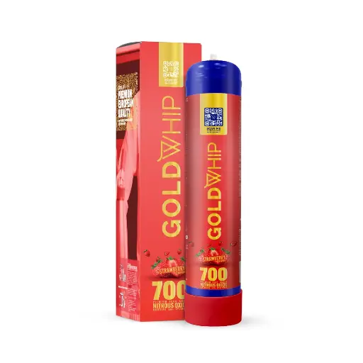 [GW22792] GoldWhip - N2O - Steel 700 - Strawberry