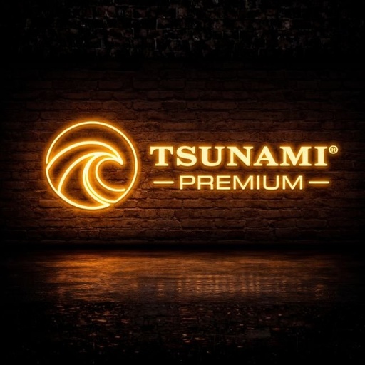 [SIGNTSUNAMI] LED NEON SIGN TSUNAMI PREMIUM (70 X 24 INCH)