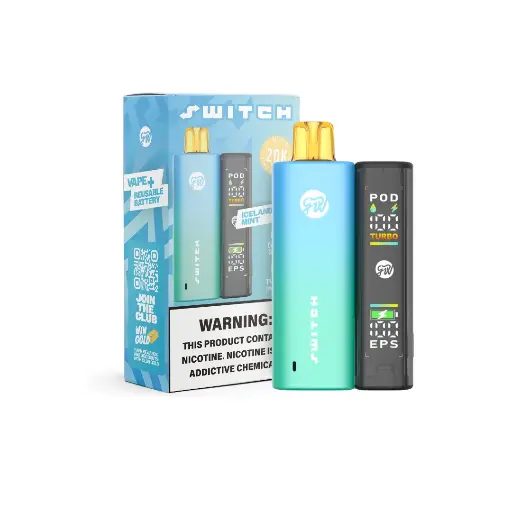 GWV - Switch - Vape+Battery - 20k 15ml 5% - Icelandic mint