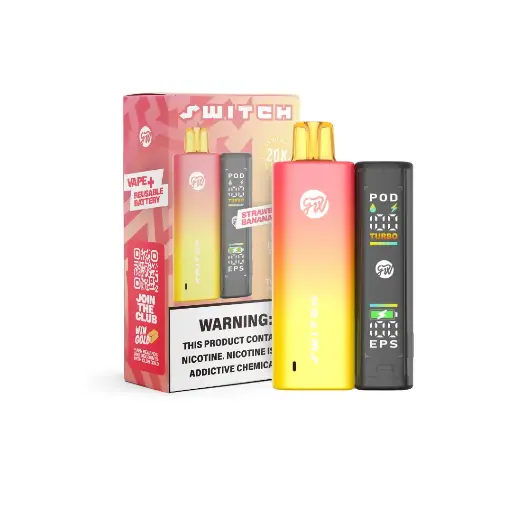 [GWV92467] GWV - Switch - Vape+Battery - 20k 15ml 5% - Strawberry banana