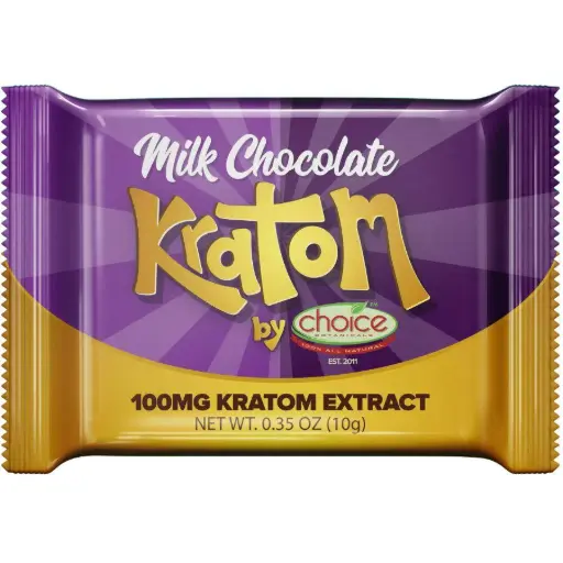Choice - Fast-Acting Chocolate Kratom Squares (20ct)- 100MIT 