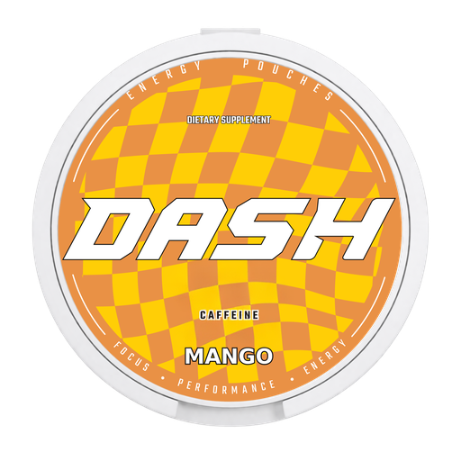 DASH Caffeine Pouches – Mango – Standard Can