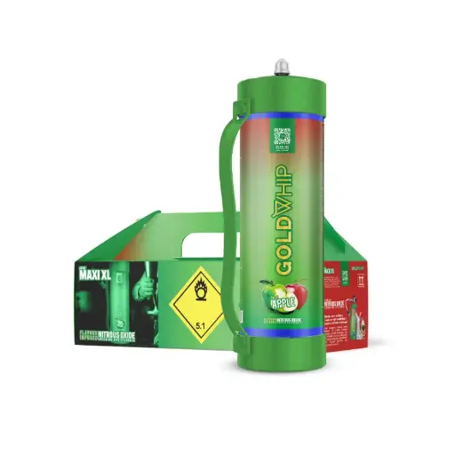 [GW23607] GoldWhip - N2O - Maxi XL 3000 - Apple