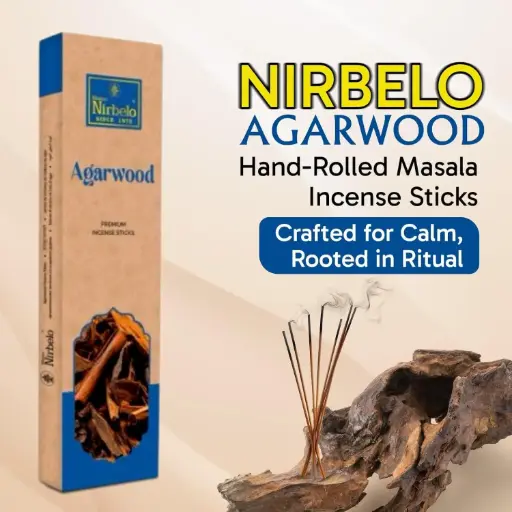 Nirbelo Hand Rolled Masala Incense- Single Unit - 20 Stick Pack