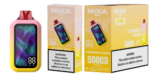 Nixa 50k Puff Disposable Nicotine Vape (5 Pack Display Boxes)